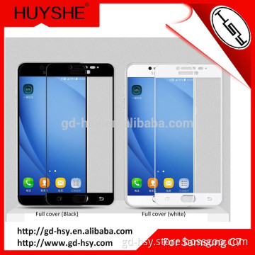 HUYSHE factory price for Samsung Galaxy C7 2.5D full cover glass tempered glass screen protector